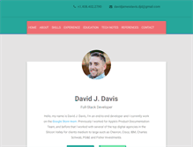 Tablet Screenshot of david-james-davis.com